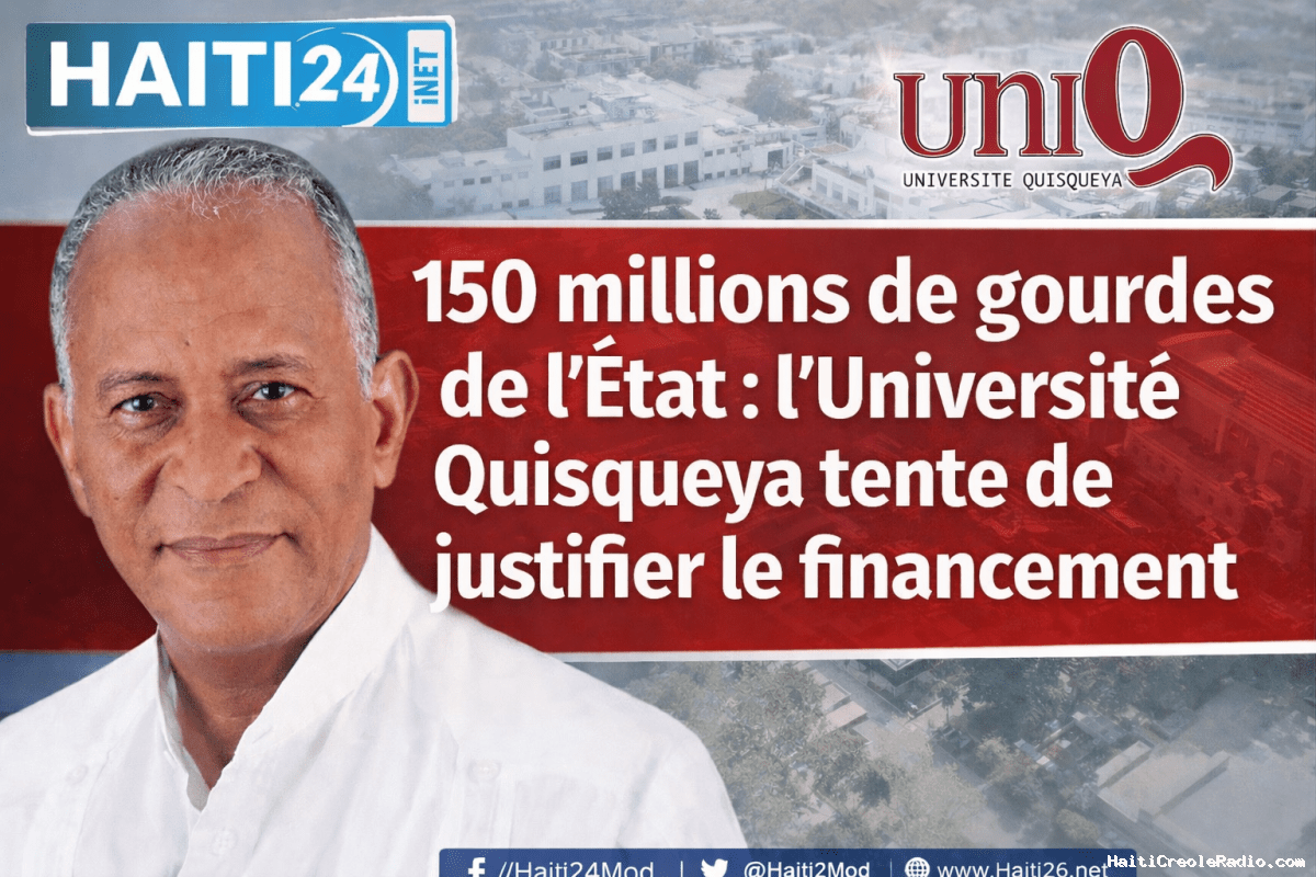 150 millions de gourdes de l’État : l’Université Quisqueya tente de justifier le financement