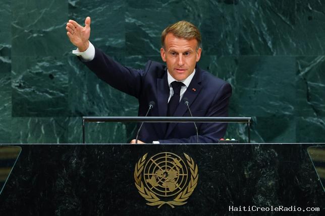 À la tribune de l’ONU, Emmanuel Macron s’inquiète du “retour de la loi de la jungle” dans le monde