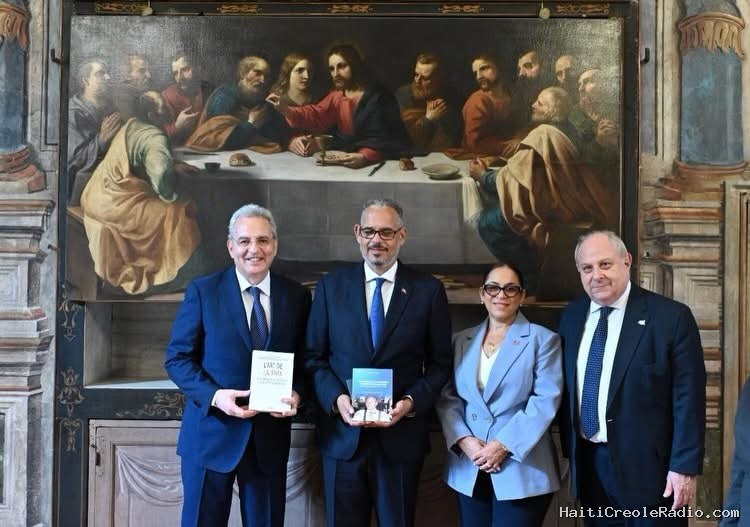 À Rome, le Premier ministre Alix Didier Fils-Aimé plaide pour le redressement national
