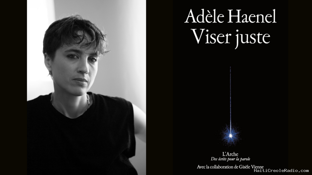 Adèle Haenel pour « Viser juste » un premier roman sur la reconstruction