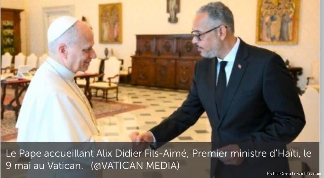 Alix Didier Fils-Aimé reçu au Vatican par Pape Léon XIV pour discuter de la crise haïtienne