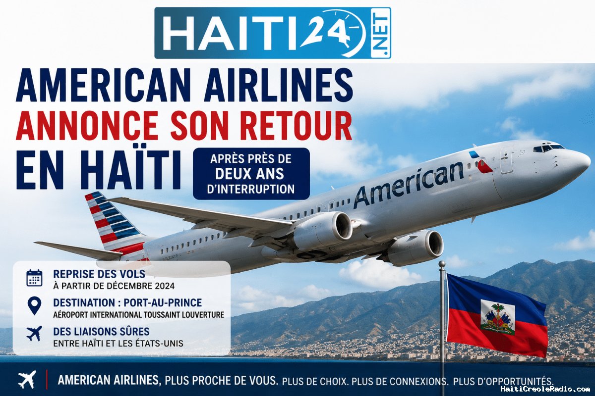 American Airlines annonce son retour en Haïti après près de deux ans d’interruption