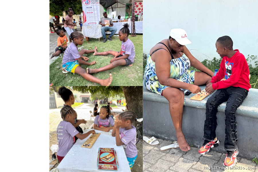‘Ann Jwe Ansanm’: Traditional games offer Haitian children a break from screens