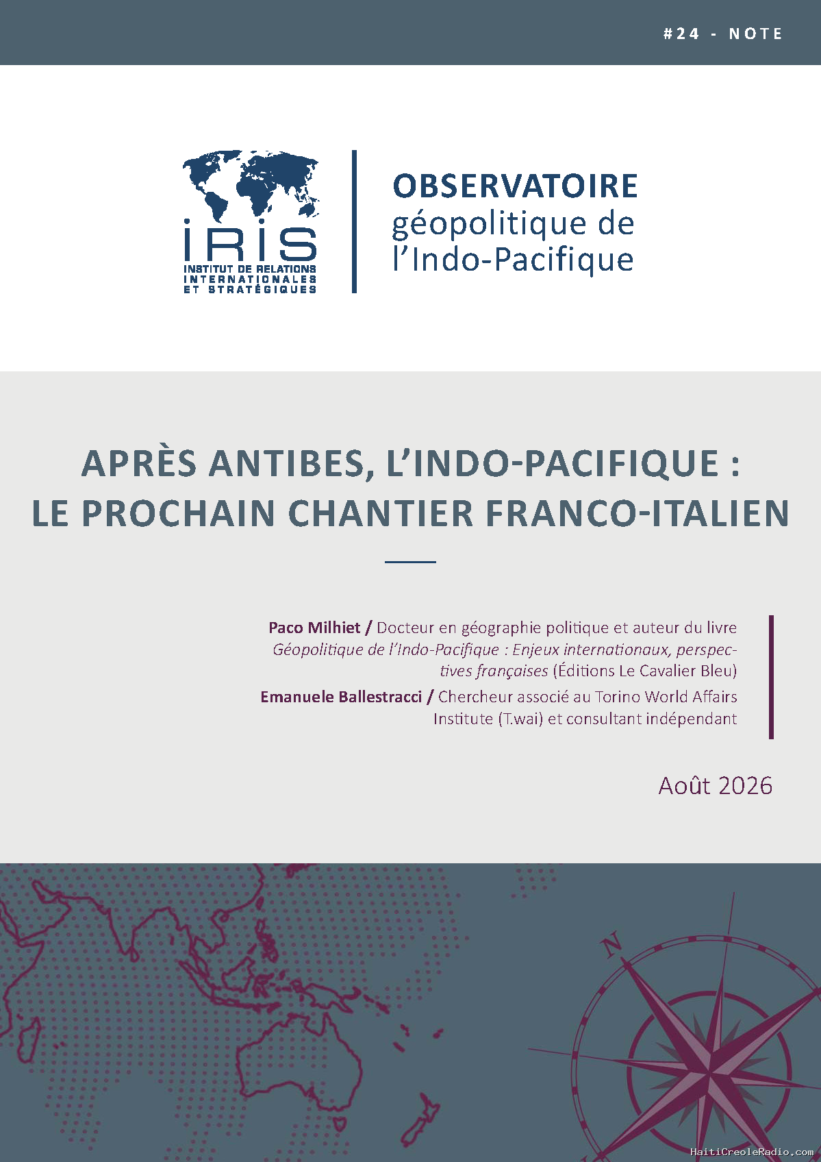 Après Antibes, l’Indo-Pacifique : le prochain chantier franco-italien
