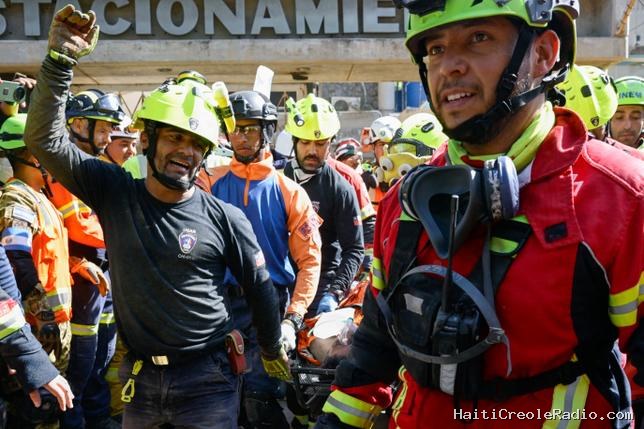 Après huit jours sous les décombres, Hernán Gil a été extrait vivant au Venezuela