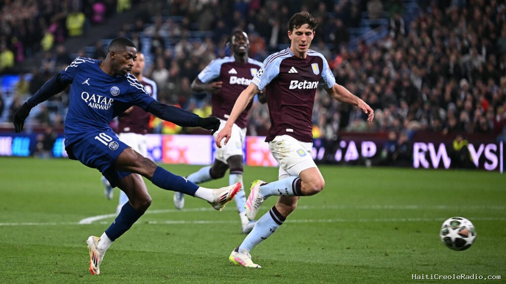 Aston Villa fait trembler le PSG, mais Paris file dans le dernier carré