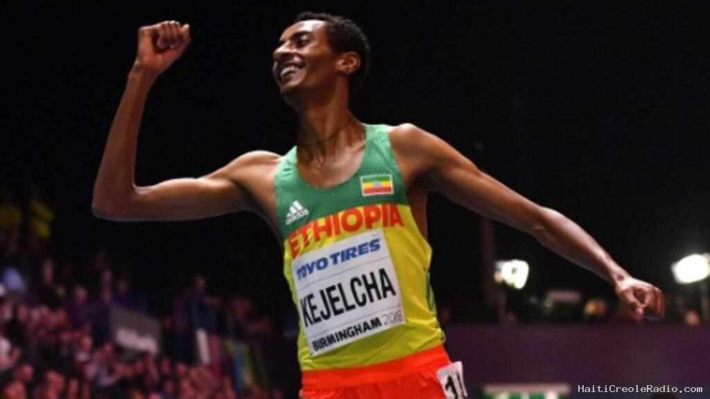Athlétisme: l'Éthiopien Yomif Kejelcha bat le record du monde du semi-marathon