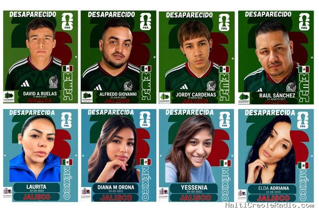 Au Mexique, un album des disparus avant la Coupe du monde 2026