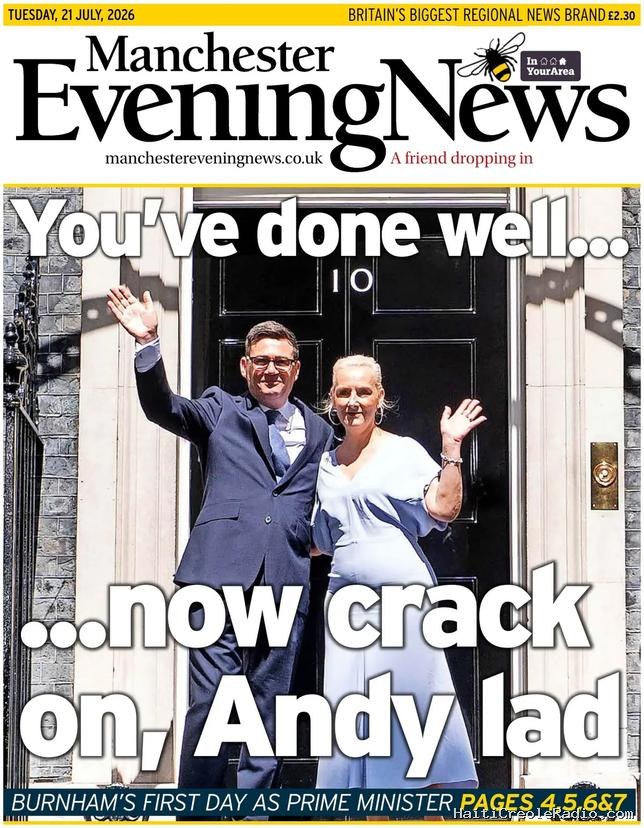 Au Royaume-Uni, Andy Burnham “crée certaines attentes” : “Maintenant, au boulot !”