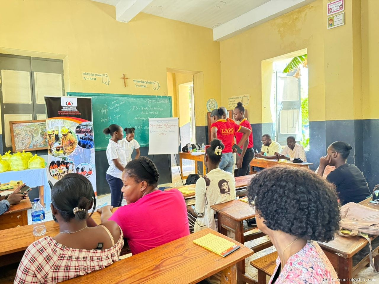 Cap-Haïtien : GeoHazards International poursuit ses formations sur la gestion des risques dans les écoles
