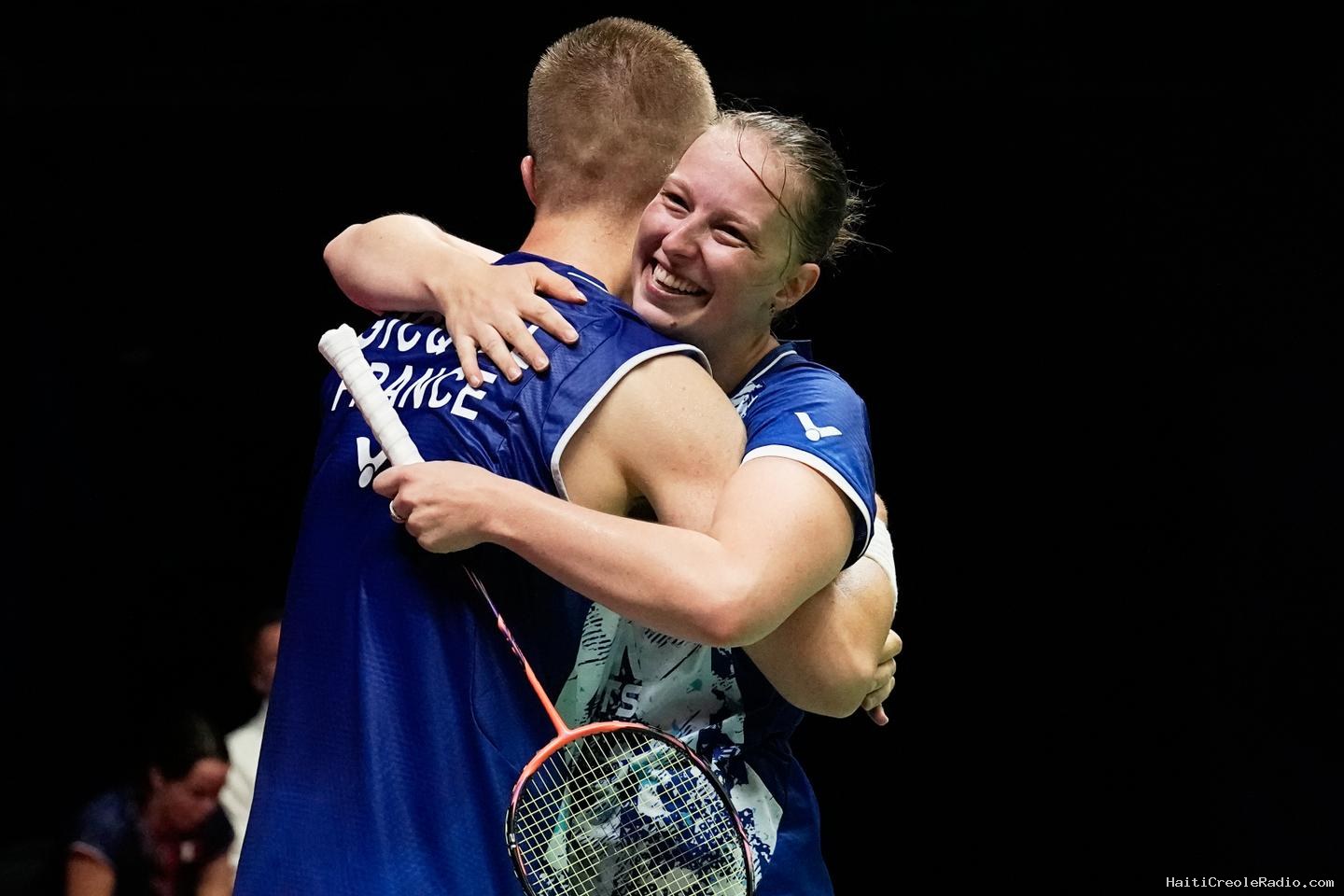 Championnats du monde de badminton : Thom Gicquel et Delphine Delrue qualifiés pour la finale du double mixte, une première pour la France