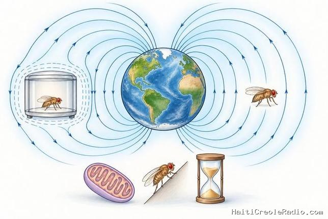 Comment le champ magnétique terrestre joue avec nos cellules