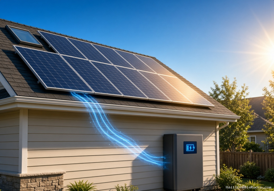 Comment un panneau solaire transforme la lumière du soleil en électricité