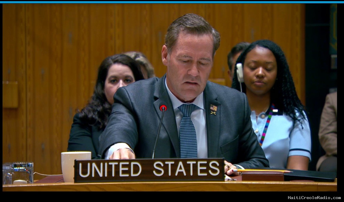 Conseil de sécurité | Texte intégral de l’intervention des États-Unis sur Haïti : Washington défend la FRG et annonce 4 000 renforts dans les prochains mois