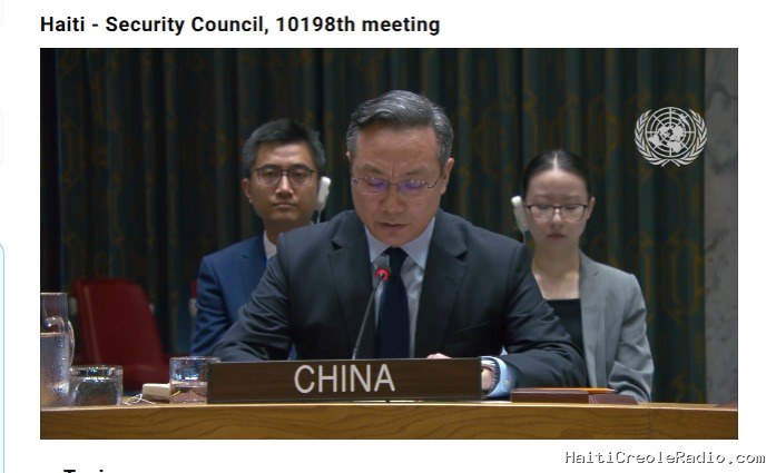 Conseil de sécurité | Transition, insécurité et faillite de l’État : la Chine contredit le discours de Raina Forbin — texte intégral
