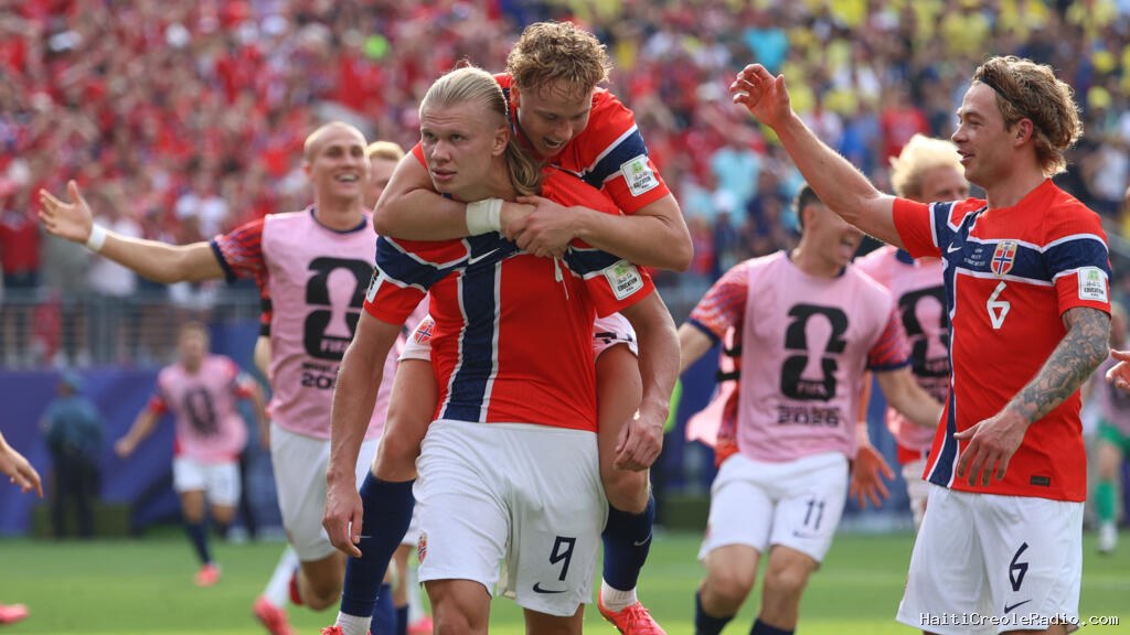 Coupe du monde 2026: Haaland met KO le Brésil et envoie la Norvège en quart de finale