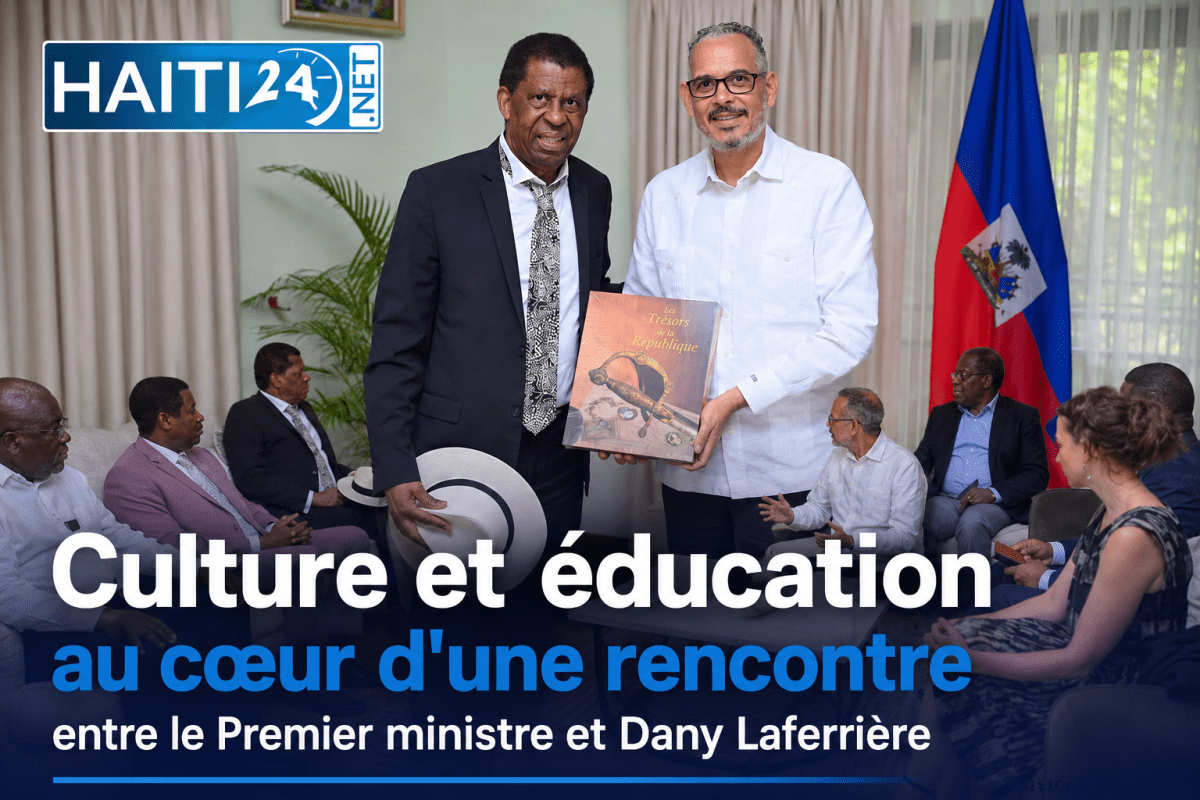 Culture et éducation au cœur d’une rencontre entre le Premier ministre et Dany Laferrière