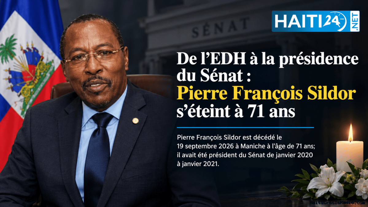 De l’EDH à la présidence du Sénat : Pierre François Sildor s’éteint à 71 ans