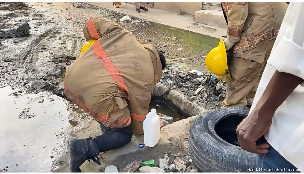 De l’essence découverte dans un égout à la rue 19 A au Cap-Haïtien, les autorités alertées