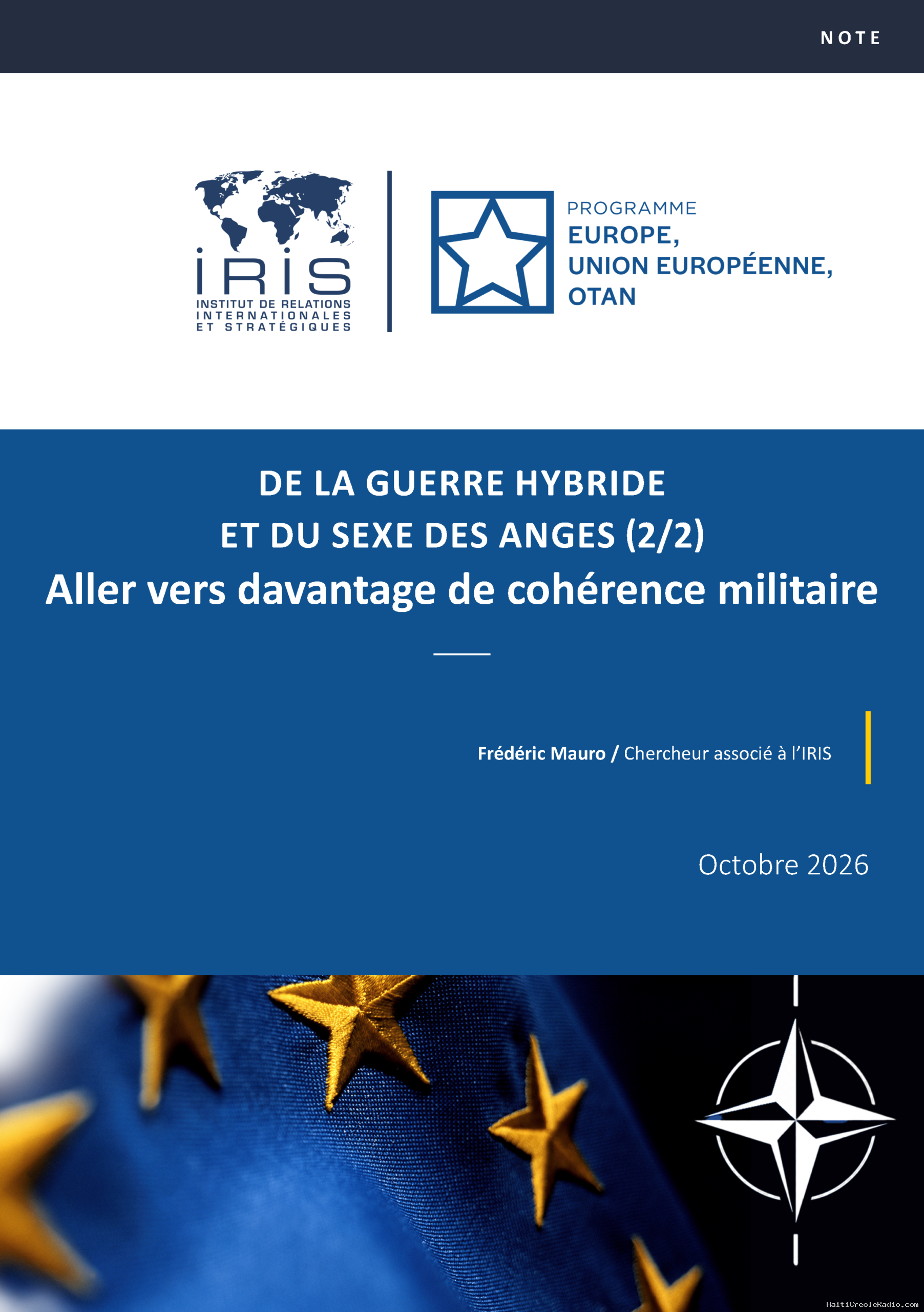 De la guerre hybride et du sexe des anges (2/2). Aller vers davantage de cohérence militaire