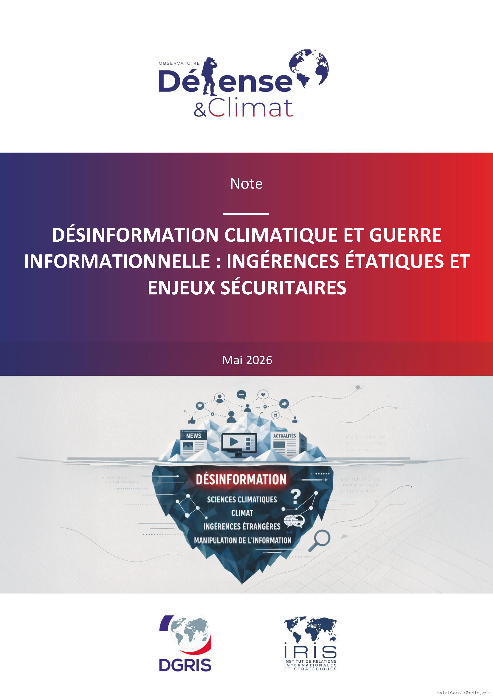 Désinformation climatique et guerre informationnelle : ingérences étatiques et enjeux sécuritaires