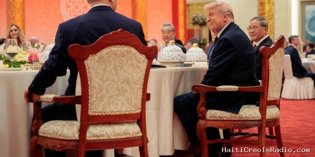 Donald Trump en Chine : un banquet éminemment politique avec Xi Jinping