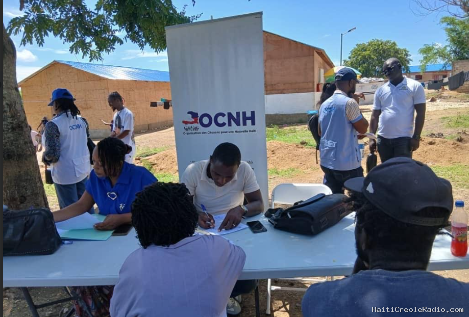 Droit à l’identité : l’OCNH mobilisée pour enregistrer 236 enfants déplacés à Papaye