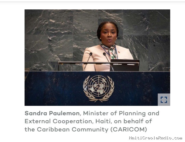 ECOSOC | Sandra Paulémon « porte la voix d’Haïti », affirme la Primature : pourtant, son discours ne cite ni Haïti ni Alix Didier Fils-Aimé (vidéo)