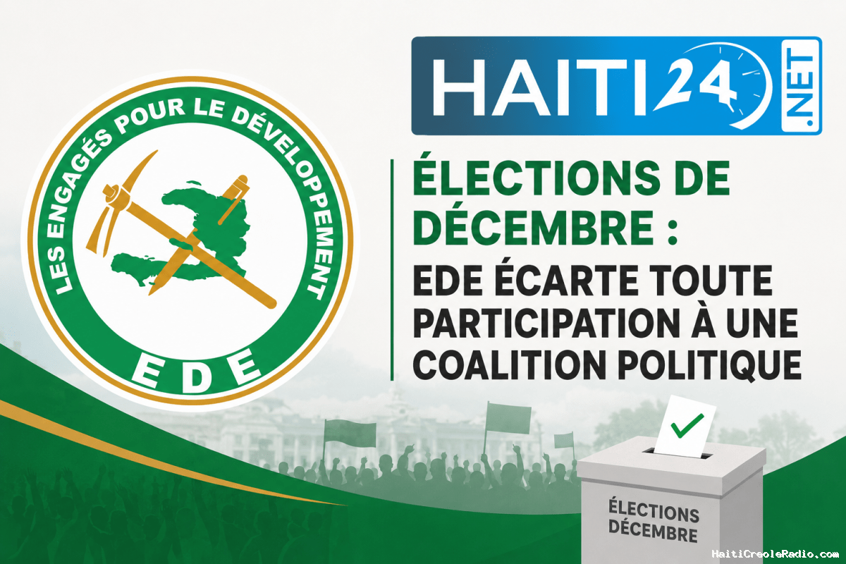 Élections de décembre : EDE écarte toute participation à une coalition politique
