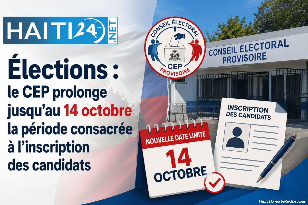 Élections : le CEP prolonge jusqu’au 14 octobre la période consacrée à l’inscription des candidats
