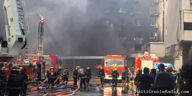 En Chine, un incendie fait au moins 28 morts dans une usine de chaussures