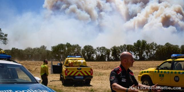 En Espagne, l’incendie qui a parcouru plus de 2 000 hectares en Catalogne et ravagé une partie de l’espace naturel protégé des Gavarres est stabilisé