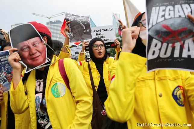 En Indonésie, des “gilets jaunes” défient le président Prabowo sur fond de crise économique