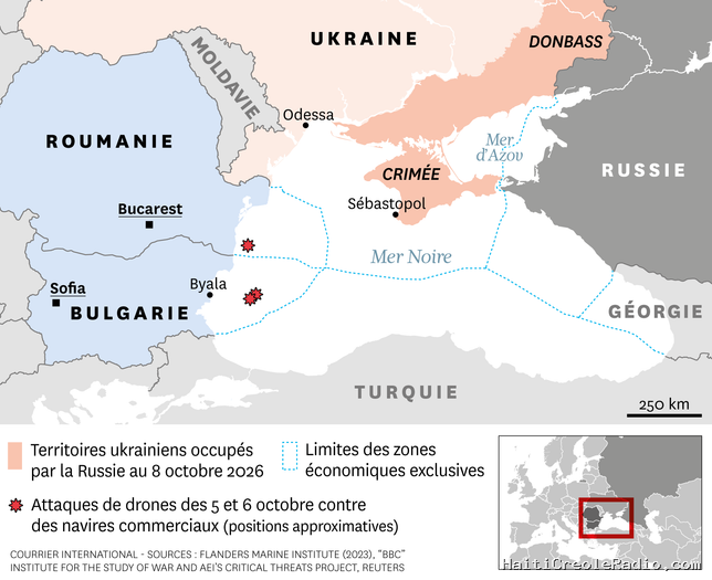 En mer Noire, la situation devient “pire que dans le détroit d’Ormuz”