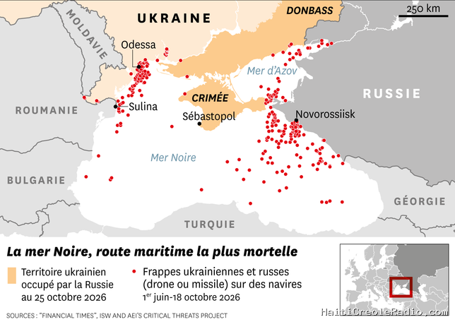 En mer Noire, les navires marchands pris au piège de la guerre entre Moscou et Kiev