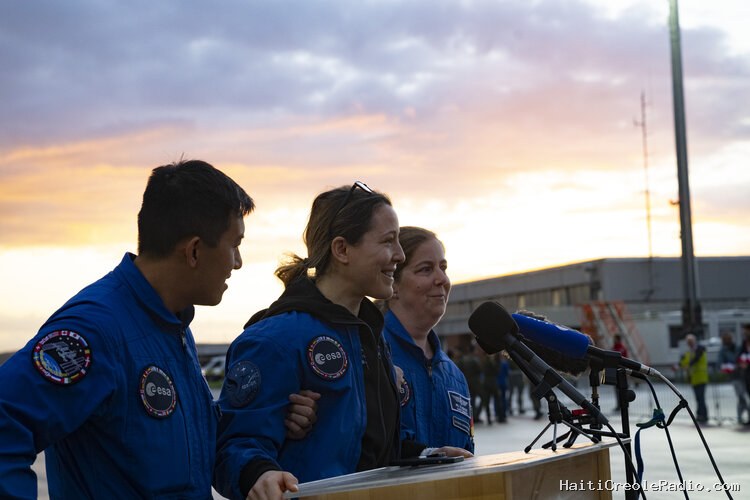 ESA astronaut Sophie Adenot returns from her first mission to the International Space Station