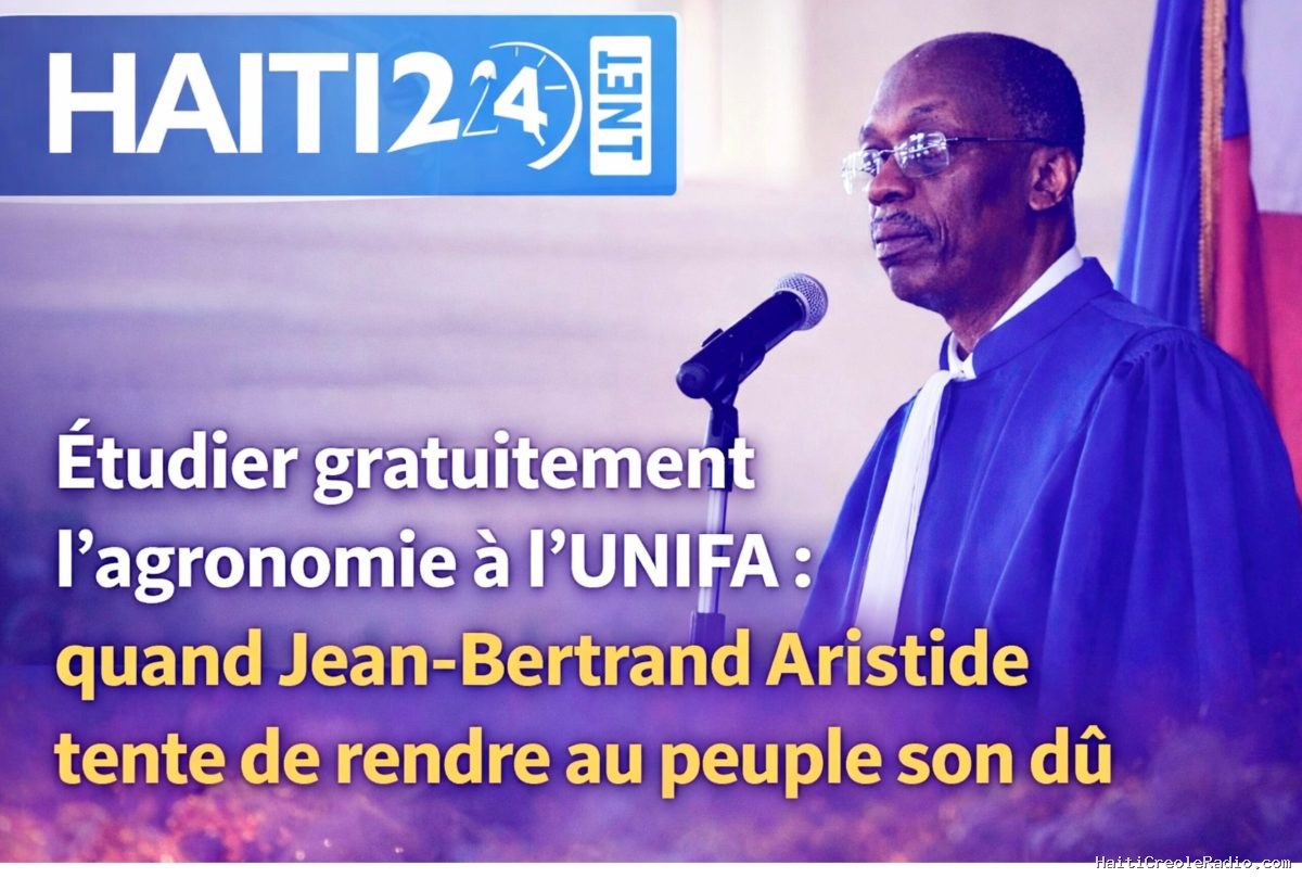 Étudier gratuitement l’agronomie à l’UNIFA : quand Jean-Bertrand Aristide tente de rendre au peuple son dû