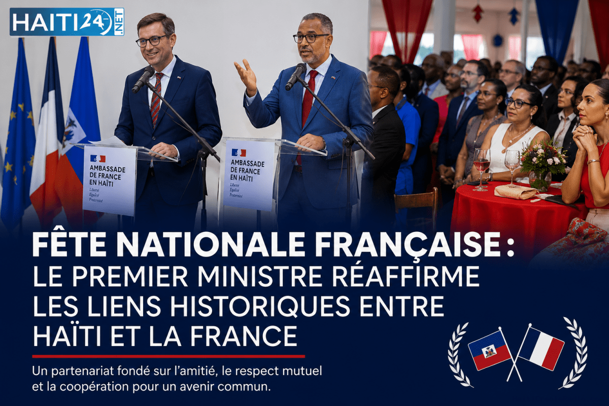 Fête nationale française : le Premier ministre réaffirme les liens historiques entre Haïti et la France