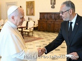 FLASH - Rencontre historique entre le P.M. d’Haïti Fils Aimé et le Pape Léon XIV
