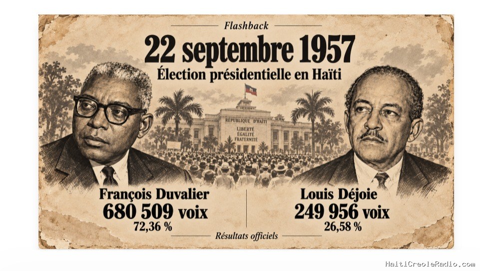 Flashback | 22 septembre 1957 : sous les baïonnettes de Kébreau, l’élection qui ouvrit la voie à vingt-neuf ans de pouvoir duvaliériste