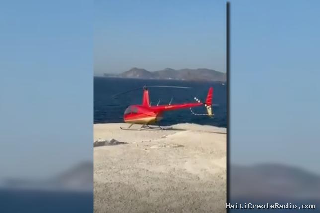Grèce : sur l’île de Milos, un hélicoptère de tourisme sème la zizanie