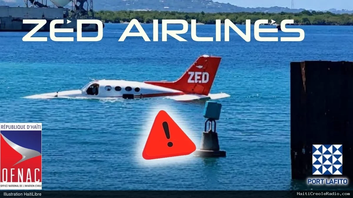 Haïti - Aviation : Intervention rapide de l’OFNAC suite à l’amerrissage d’urgence du vol 6502 de ZED Airlines