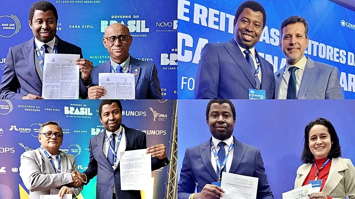 Haïti - Brésil : internationalisation de l’UEH signatures d’accords stratégiques