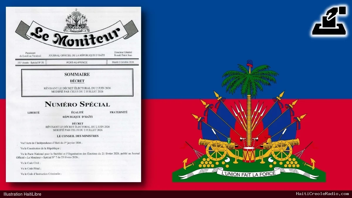 Haïti - Élections : 3ème révision du décret électoral, détails des modifications (PDF)