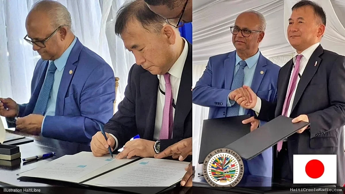 Haïti - Élections : L’OEA et le Japon signent un nouvel accord de coopération de 3 Millions USD