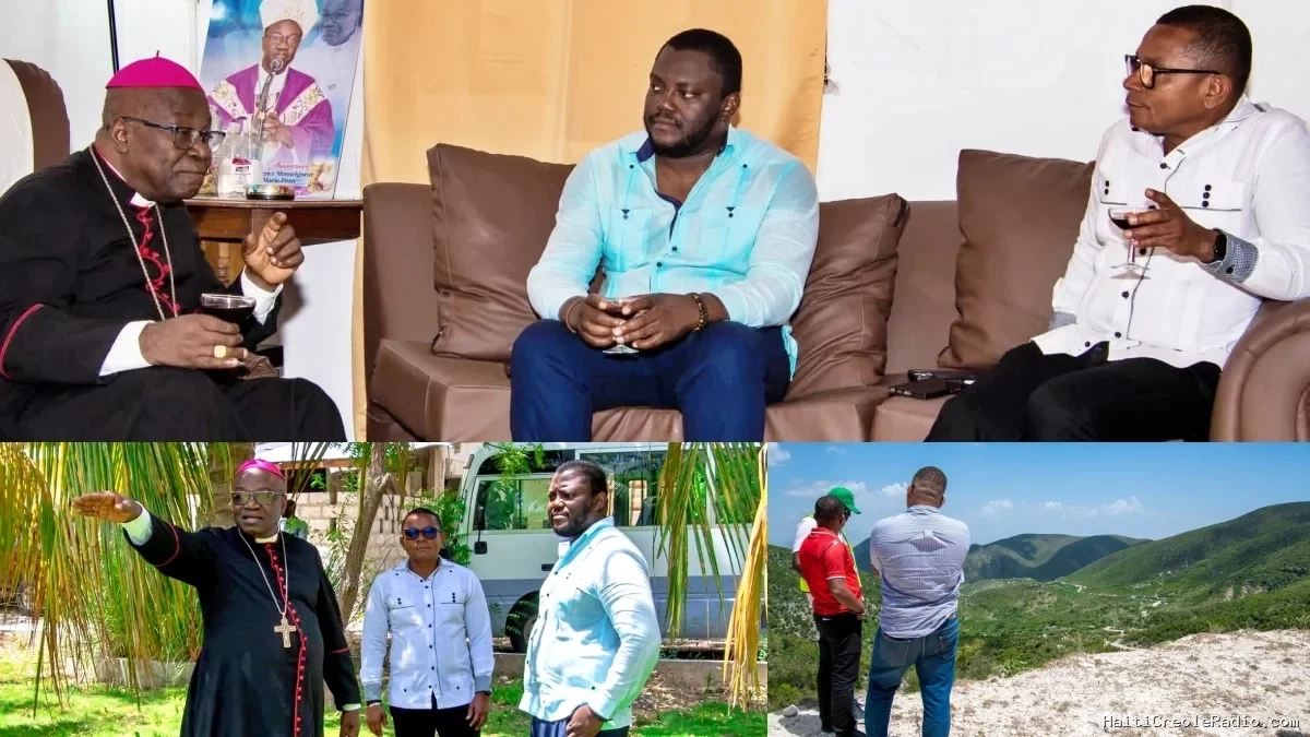 Haïti - Gonaïves : Les Ministres des Travaux Publics et de l’Environnement sollicitent le leadership de l’Église