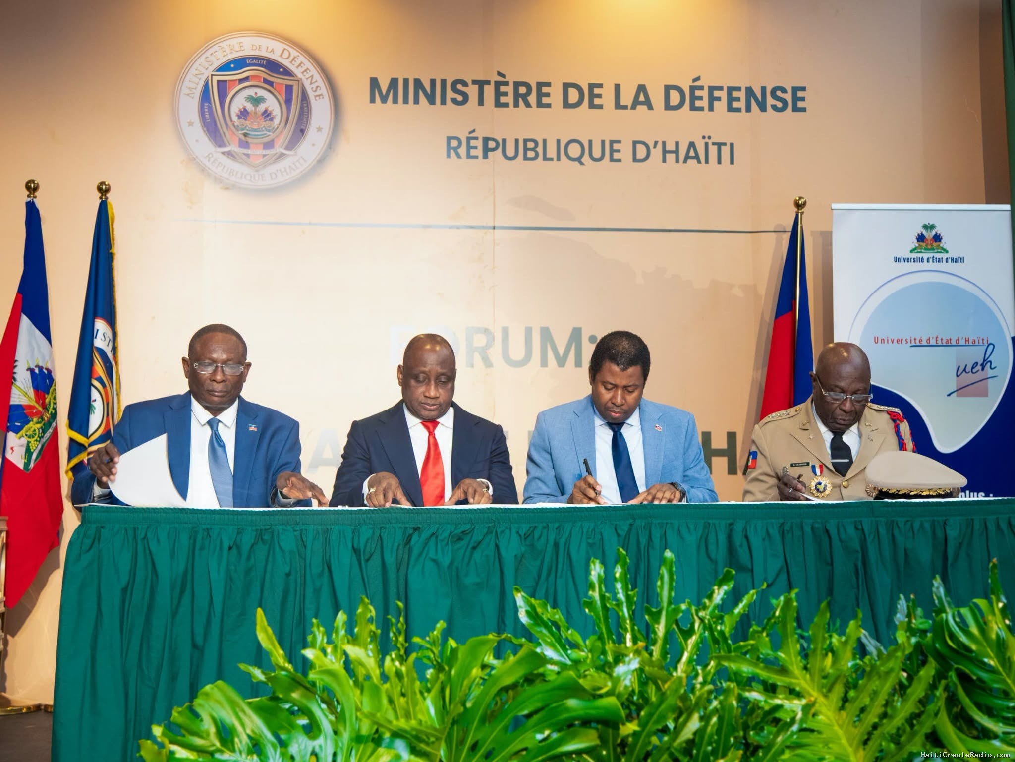 Haïti : l’UEH et les forces armées scellent un partenariat sur la défense