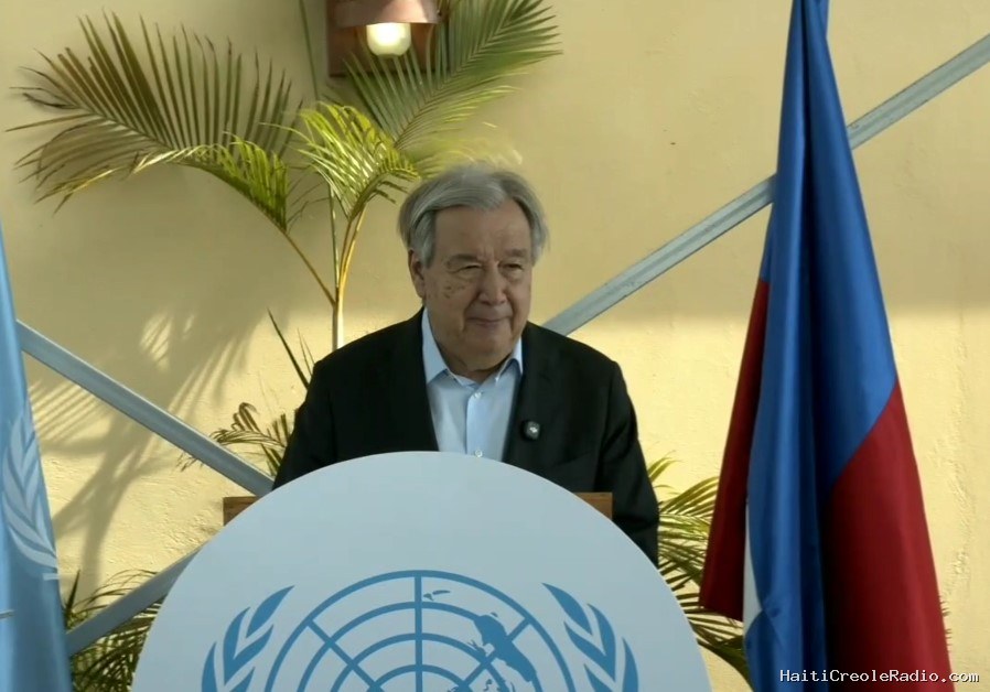 Haïti : le chef de l’ONU alerte sur une crise sécuritaire et humanitaire profonde