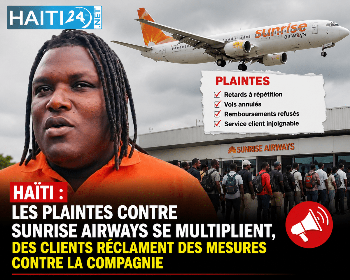 Haïti : les plaintes contre Sunrise Airways se multiplient, des clients réclament des mesures contre la compagnie