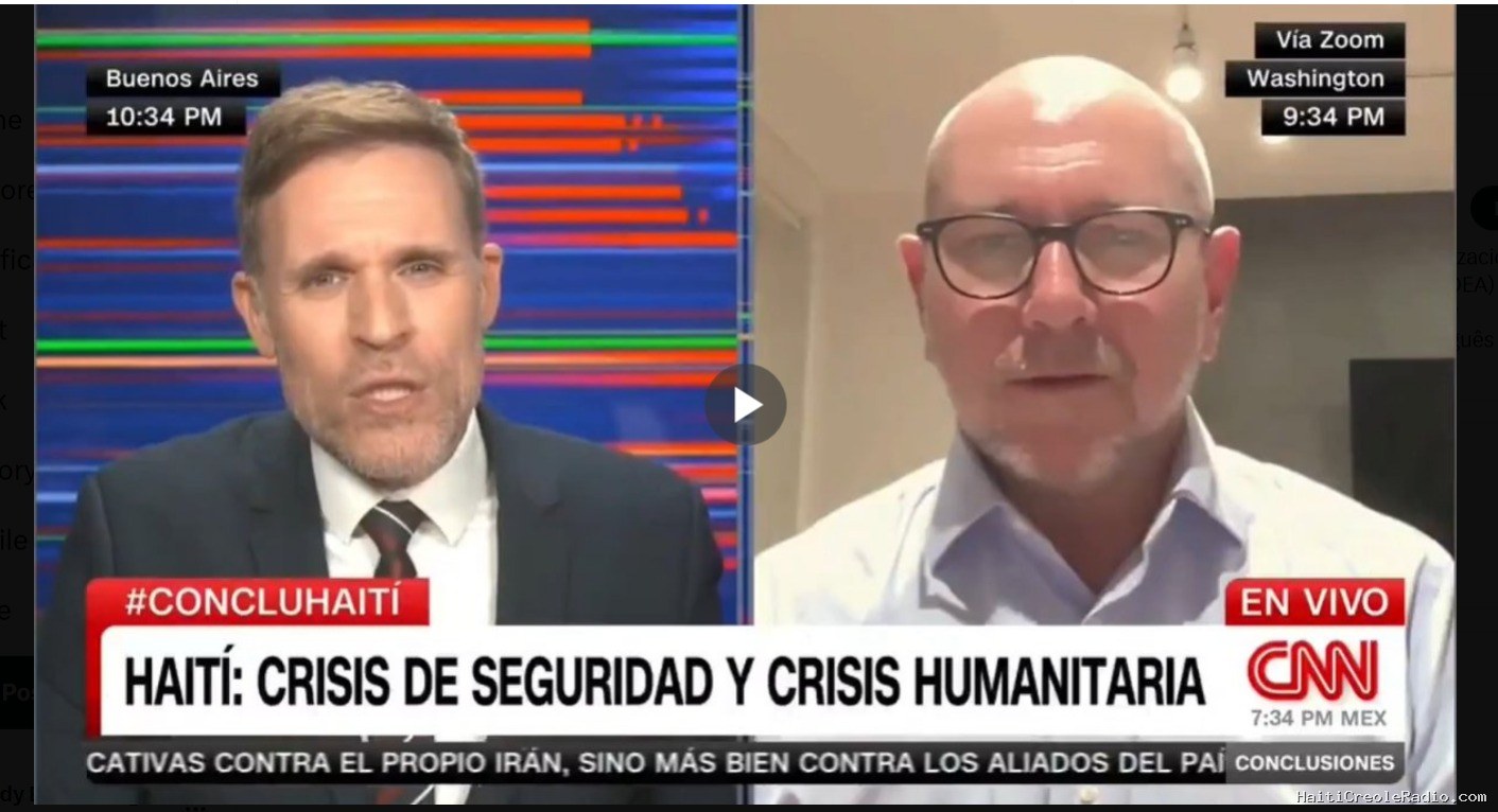 Haïti | OEA — « Pour pouvoir organiser des élections, il faut créer des conditions de sécurité », affirme Alberto Föhrig sur CNN en Español